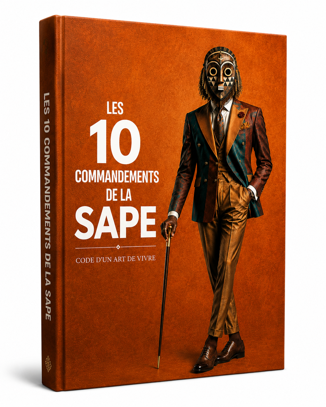Couverture orange des 10 commandements de la SAPE